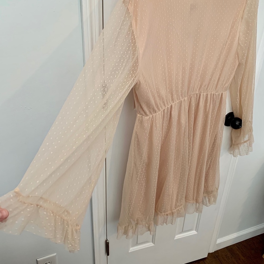 Curve Dotty Mesh Dress